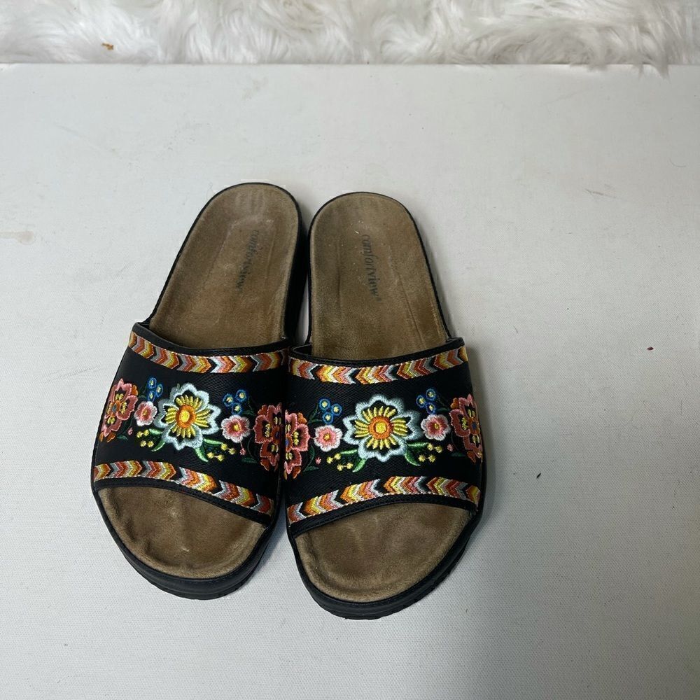 Comfortview Jody#05019 embroidery sandals SZ 7.5W